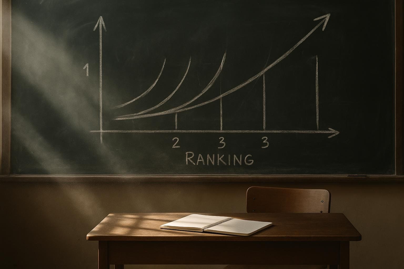 Google Search Console data showing ranking volatility during a core algorithm update